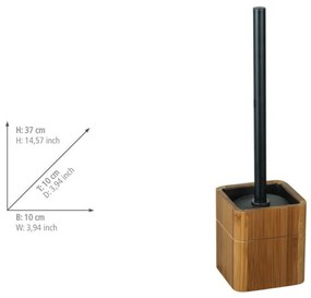 Perie de WC maro din bambus Serro – Wenko