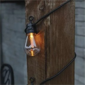 Ghirlandă solară decorativă cu 10 LED-uri, 0,6 W/1,2 V, 4,5 m, IP44, 800 mAh