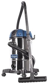 Scheppach ASP 30 PLUS - Aspirator uscat / umed cu agitare mecanică a filtrului, 30 litri