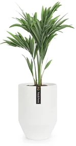 Almere ghiveci Polystone ideal pentru plante, lucrat manual, conic