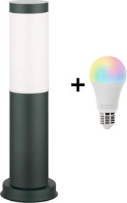 Lampă LED RGBW de exterior Brilagi, 1x E27, 9W, 230V, 40 cm, IP44, antracit