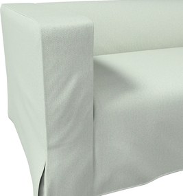 Husă canapea Klippan cu 2 locuri, lungă, cu pliuri contrastante