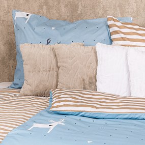 Lenjerie de pat din bumbac 4Home Deer, 160 x 200 cm, 70 x 80 cm