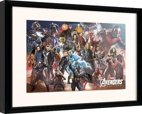 Poster înrămat Avengers: Endgame - Line Up