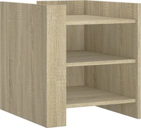 vidaXL Noptieră, stejar sonoma, 45x50x50 cm, lemn prelucrat