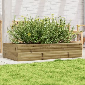 vidaXL Jardinieră de grădină, 110x60x23 cm, lemn de pin impregnat