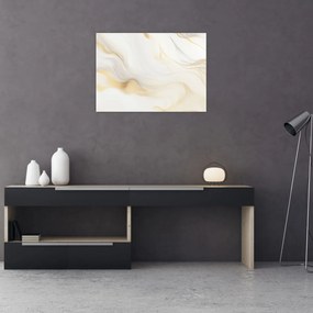 Tablou pe sticlă - Abstracție cu decor (70x50 cm)
