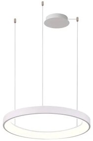 Lustra LED cu telecomanda design circular AGNES 48 DIMM CCT SWITCH WH