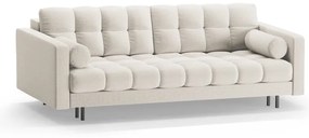 Canapea crem extensibilă, cu spațiu de depozitare 222 cm Bali – Cosmopolitan Design