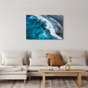 Tablou - Valuri pe mare (90x60 cm)