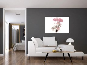 Tablou - Animăluț în acuarelă N⁰3 (90x60 cm)
