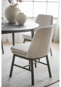 Scaune de dining bej 2 buc. Amesbury – Rowico