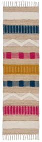 Covor tip traversă în culoare naturală 60x230 cm Medina – Flair Rugs