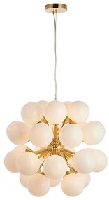 Endon 76499 - Lustru suspendat pe cablu OSCAR 28xG9/18W/230V, auriu