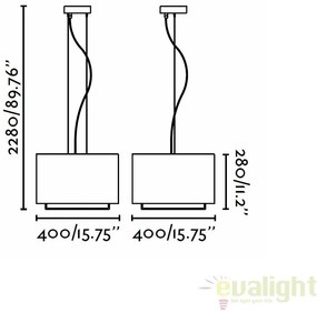 Lustra / Pendul design modern VESPER-2 29988