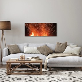 Tablou cu focul (120x50 cm)