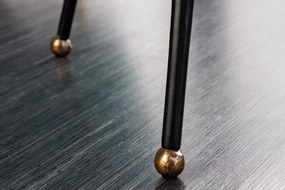 Masuta cu aspect deosebit Ginkgo Leafs 55cm, auriu