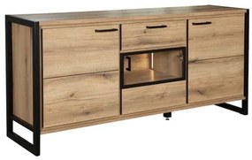 Bufet 3 Usi Si 1 Sertar Soho Nordian Oak, 171 Cm