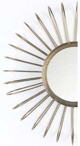 Oglinda metal auriu 50cm Selena