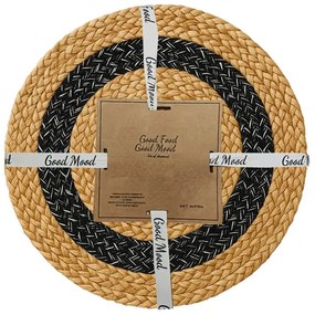 Set de suporturi de masa din iuta GOOD MOOD 38 cm, 4 bucati
