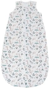 Sac de dormit copii ajustabil din material flausat 0-18 luni Kidizi Safari, 1 tog