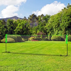 SPORTNOW Set complet de badminton, pickleball și volei, 3 în 1, jocuri sportive în aer liber cu filet reglabil în înălțime | Aosom Romania