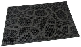 Covoraș de curățat încălțăminte din cauciuc 40 x 60 x 0,8 cm, negru