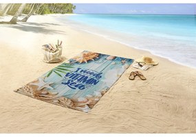 Prosop de plajă din catifea 100x180 cm Vitamin Sea – Good Morning