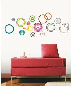 Set autocolante Ambiance Colorful Bubbles