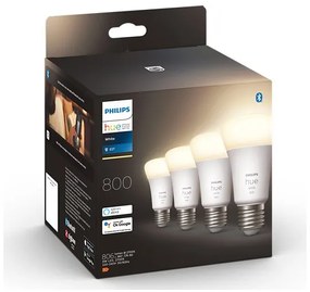 SET 4x bec LED dimabil Philips Hue WHITE A60 E27/9W/230V 2700K