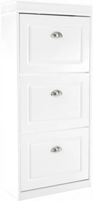 Pantofar SEBER TYP 2, alb, PAL, 54x24x117 cm