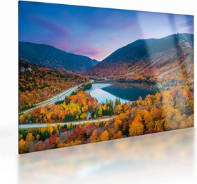 Tablou pe sticlă - White Mountain, New Hampshire, USA (70x50 cm)
