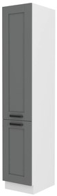 Dulap de bucătărie pentru alimente Lucid 40 DK 210 2F (dustgrey + alb). 1045565