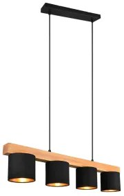 Suspensie moderna 4 becuri E14 CAMERON R30654002 TRIO