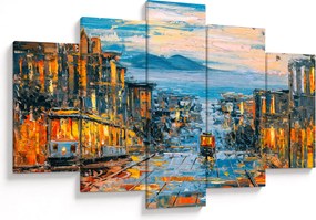 Tablou - Telecabină, San Francisco (150x105 cm)