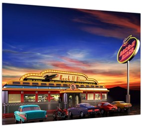 Tablou - Bar de seară (70x50 cm)