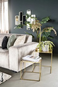 Lampa decorativa Frunze din metal Unbeleafable aurie, un bec