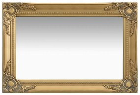 vidaXL Oglindă de perete in stil baroc, auriu, 60 x 40 cm