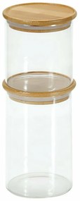 Kesper 38010 Cutie de depozitare din sticlă,diametru 10 cm, 1200 ml