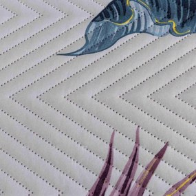 Cuvertura de pat TROPIC alb / roz Dimensiune: 220 x 240 cm