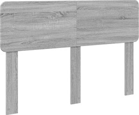 vidaXL Tăblie cap Gri Sonoma 140 cm Lemn compozit