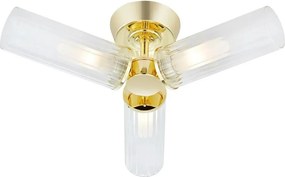 Markslöjd 109238 - Plafonieră aplicată pentru baie RIMINI 3xG9/20W/230V IP44 alamă