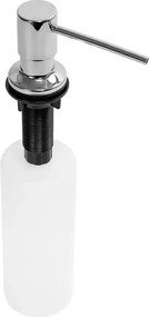Dozator detergent Rea Round 330 ml finisaj crom lucios