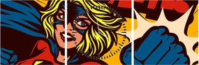 Tablou - Comix (cu ceas) (90x30 cm)