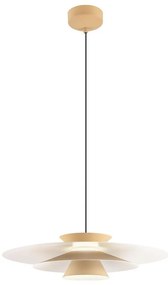 Redo 01-3003 - lustră LED FARGO suspendată pe cablu, 16,5 W, 230 V, diam. 50 cm, bej/alb