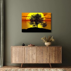 Tablou - Silueta copacilor (90x60 cm)