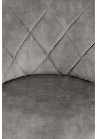 Scaun de bar 106x47 cm gri/negru