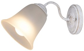 Aplica de perete design clasic FABIOLA alb antic 7259 RX