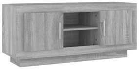 817226 vidaXL Comodă TV, gri sonoma, 102x35x45 cm, lemn prelucrat