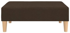 Taburet, maro inchis,78x56x32 cm, material textil Maro inchis